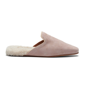 Women's Pink Suede Slipper