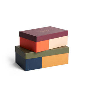 Stacked Shoe Boxes from Inabo